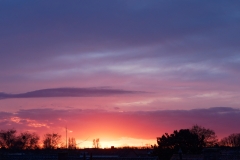 Sunset boven Katwijk