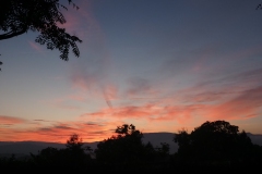 Zonsopkomst Les Abrets, Frankrijk